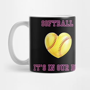 Softball: It's in our DNA Mug